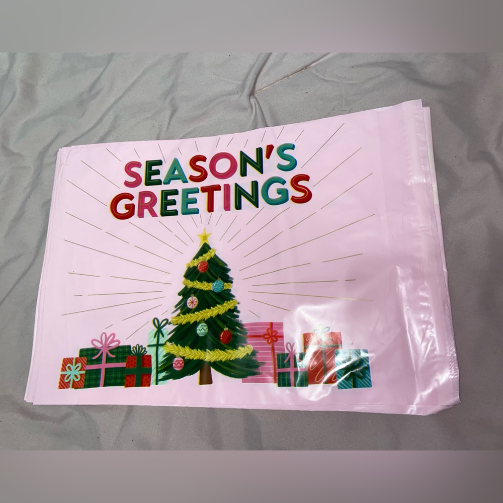 Christmas Polymailers 10 pc 13.25in x 10.25